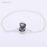 925 Sterling Silver Small Hole Beads Charm Bracelets