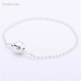 925 Sterling Silver Small Hole Beads Charm Bracelets