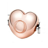 925 Silver Heart Barrel & Ball Clasp for Bracelet Bangle