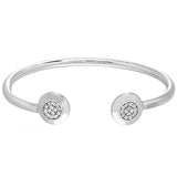 925 Silver Sparkling Clasp Signature Bangle for Bracelet Charm