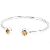 925 Silver Sparkling Clasp Signature Bangle for Bracelet Charm