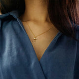 925 Sterling Silver Star Necklace Cross Chain Luxary Vintage Girls Bulk Jewelry