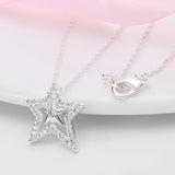 925 Silver Women's Heart Bracelet & Necklace Set