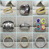 925 Sterling Silver Ring Women's Wedding Engagement Jewelry