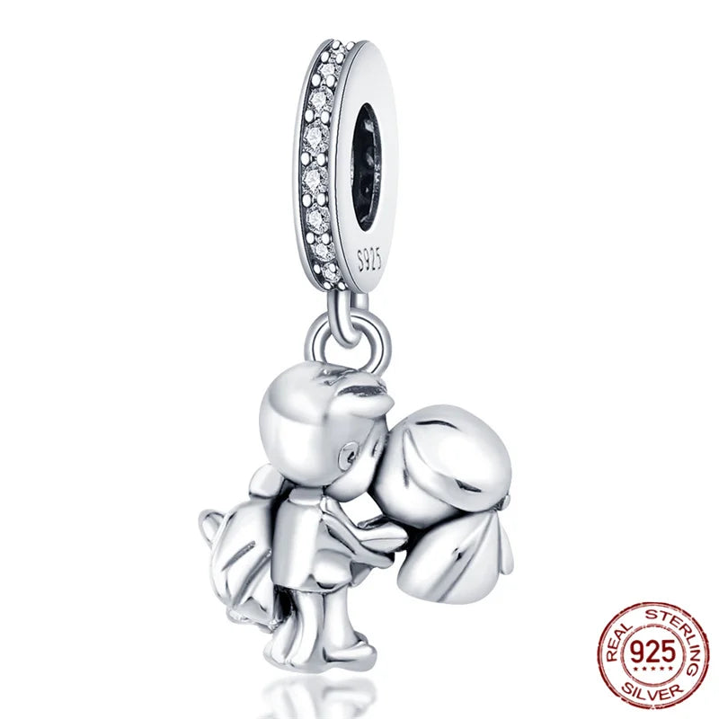 925 Silver Charms Beads Set for DIY Jewelry