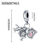 925 Silver Charms Beads Set for DIY Jewelry