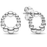 Angel Wing Polished Crystal Stud Earring 925 Sterling Silver Women Jewelry