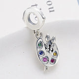 Crystal Pendant Beads for 925 Sterling Silver European Bracelet