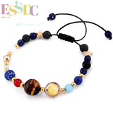 8 Planets Crystal Bracelet Natural Stone Beads