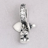 Baby Treasures & Pacifier Pendant Charm for 925 Sterling Silver Bracelet