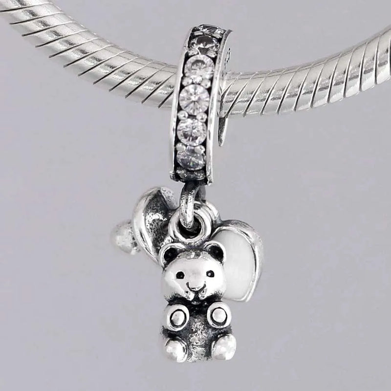 Baby Treasures & Pacifier Pendant Charm for 925 Sterling Silver Bracelet