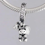 Baby Treasures & Pacifier Pendant Charm for 925 Sterling Silver Bracelet