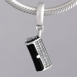 Enamel Clutch Bag With Crystal Pendant Beads