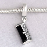 Enamel Clutch Bag With Crystal Pendant Beads