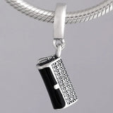 Enamel Clutch Bag With Crystal Pendant Beads
