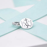 Enamel Family Pendant Bead for 925 Silver Bracelet DIY