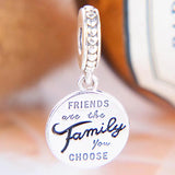 Enamel Family Pendant Bead for 925 Silver Bracelet DIY