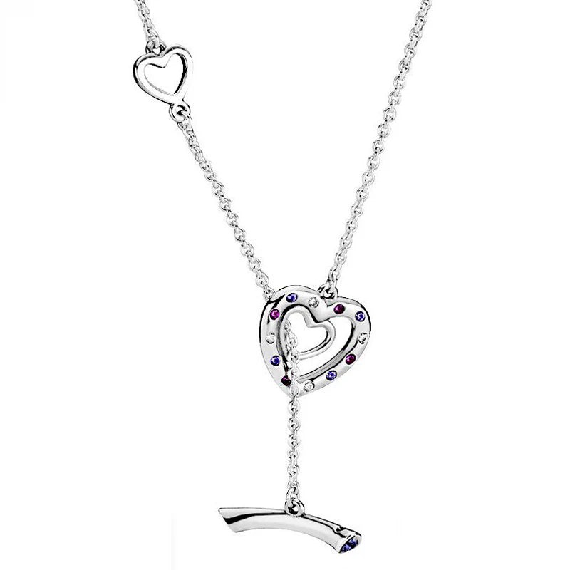 Sterling Silver T-Bar Chain Link Necklace for DIY Jewelry