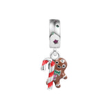 925 Sterling Silver Christmas Man Dangle Bead for Moments Bracelet