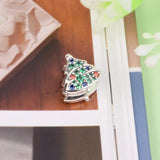 925 Sterling Silver Christmas Tree Bead for Bracelet DIY