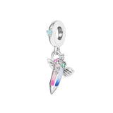 Future Dreams Crayon Dangle 925 Silver Beads for Bracelet DIY