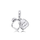 925 Sterling Silver Dog Dangle Bead for Moments Bracelets
