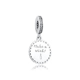 Pink Birthday Cake Dangle 925 Sterling Silver Beads for Moments Bracelets