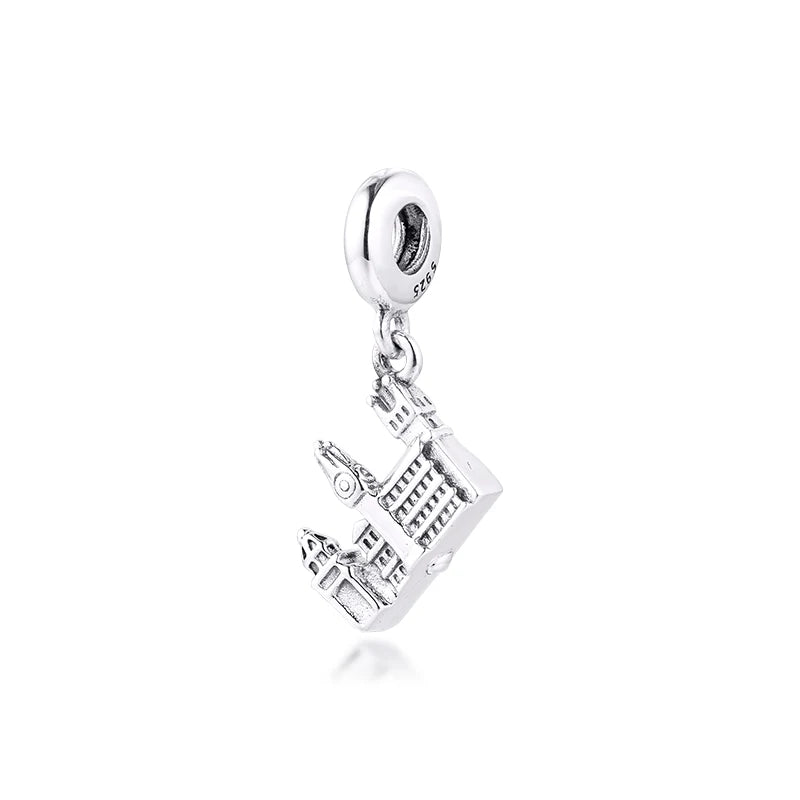 Prague Charles Bridge Dangle 925 Silver Beads for Moments Bracelet