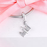 Prague Charles Bridge Dangle 925 Silver Beads for Moments Bracelet