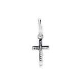 925 Silver Symbol Of Faith Cross Beads for DIY Jewelry