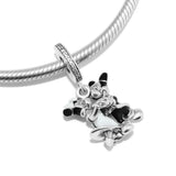 Mouse Dancing Bastet Bracelet with Crystals