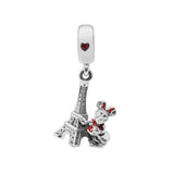 Mouse Dancing Bastet Bracelet with Crystals