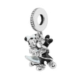 Mouse Dancing Bastet Bracelet with Crystals