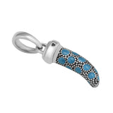 Turquoise Amulet Necklace Pendant Jewelry For Women Mother Kids
