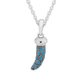 Turquoise Amulet Necklace Pendant Jewelry For Women Mother Kids