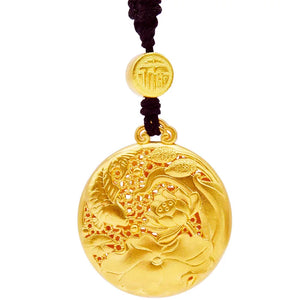 Chinese Traditional Pendant Hollowed Out Charm Silver Jewelry