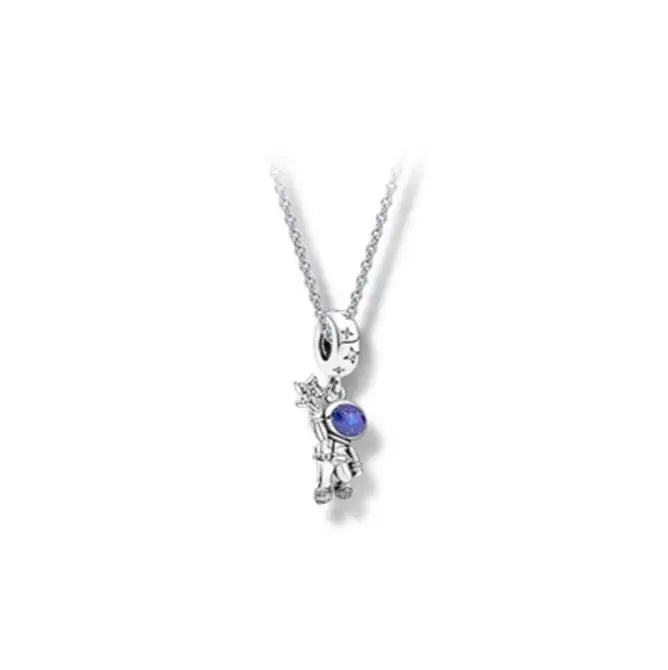 925 Silver Love Bear Pendant Christmas DIY Necklace Jewelry Making