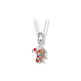 925 Silver Love Bear Pendant Christmas Snowflake DIY Necklace Making