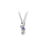 925 Silver Love Bear Pendant Christmas Snowflake DIY Necklace Making