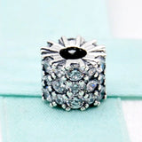 925 Sterling Silver Charm Bracelet DIY Crystal Beads
