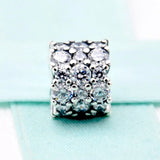 925 Sterling Silver Charm Bracelet DIY Crystal Beads