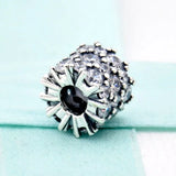 925 Sterling Silver Charm Bracelet DIY Crystal Beads