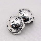 Crystal Night Star Clip Bead for Bracelet DIY Jewelry