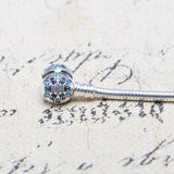 Snowflake Clasp Snake Chain Bracelet 925 Sterling Silver Bead Charm