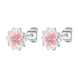 Daisy Stud Earrings 925 Silver Jewelry for Women Anniversary Gift