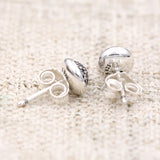 Crystal Studs Earrings 925 Sterling Silver Wedding Party Jewelry