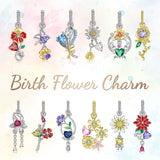 December Flower Language Pendant DIY Bracelet S925 Silver