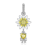 December Flower Language Pendant DIY Bracelet S925 Silver