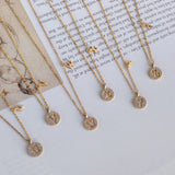925 Silver Zircon Pendant Necklace Girl Jewelry Gift For Women