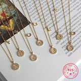 925 Silver Zircon Pendant Necklace Girl Jewelry Gift For Women